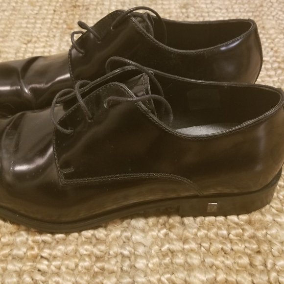 Men's Black Versace Collection Dress Shoes - Picture 3 of 5